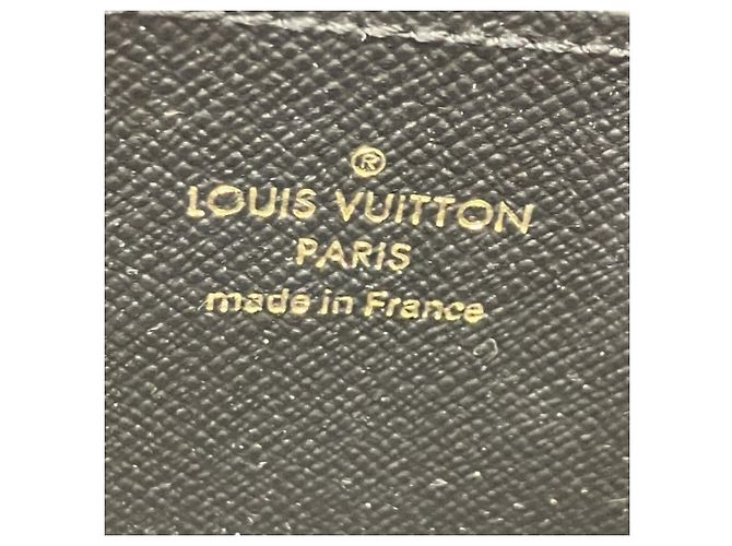 Porta-moedas Louis Vuitton Monogram Blossom Zippy Marrom Preto - vista 4