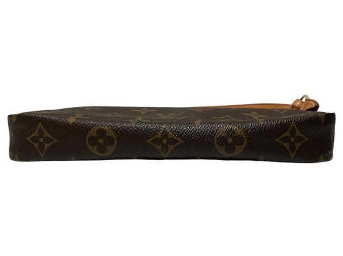 Borsa Louis Vuitton Monogram Pochette Accessoires Marrone - vista 3