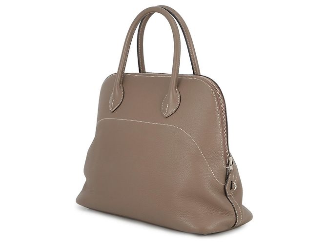 Hermès Borsa Hermes Bolide Relax 35 in Etoupe Gray Taupe - vista 2