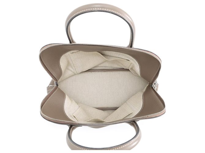 Hermès Borsa Hermes Bolide Relax 35 in Etoupe Gray Taupe - vista 5