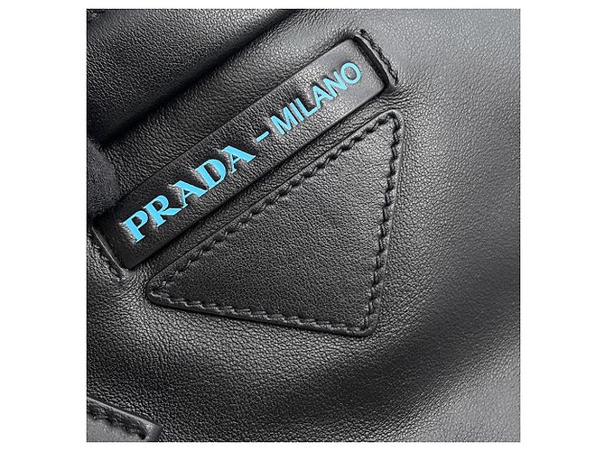 Borsa a mano e borsa a tracolla Prada nera Nero - vista 9