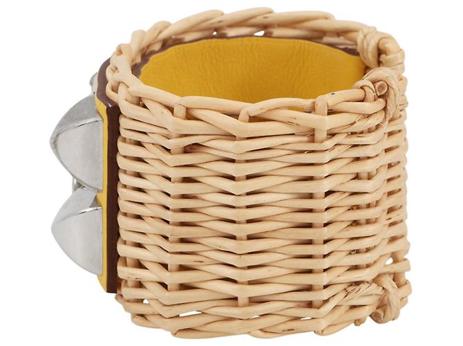 Pulsera Hermès Medor Picnic en Lime Dorado - vista 2