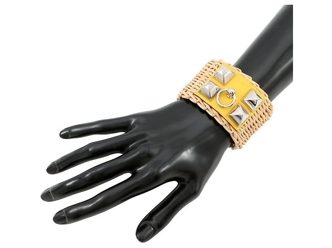 Pulsera Hermès Medor Picnic en Lime Dorado - vista 4