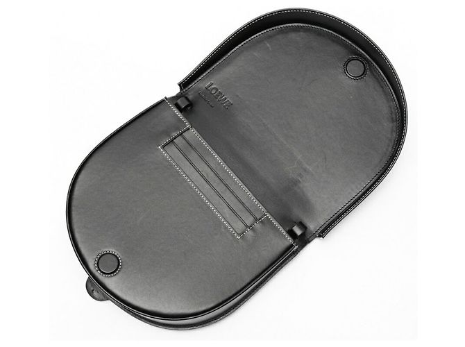 Pochette Loewe Anagram Heel Bag Nero - vista 6