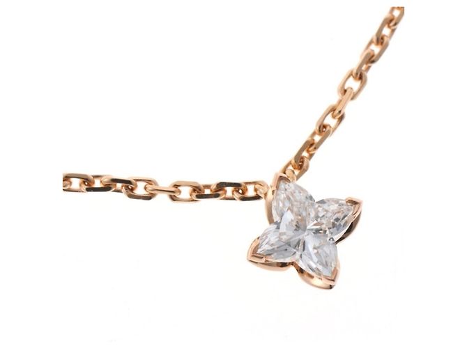 Collana con pendente Louis Vuitton LV Diamond Star D'oro - vista 5