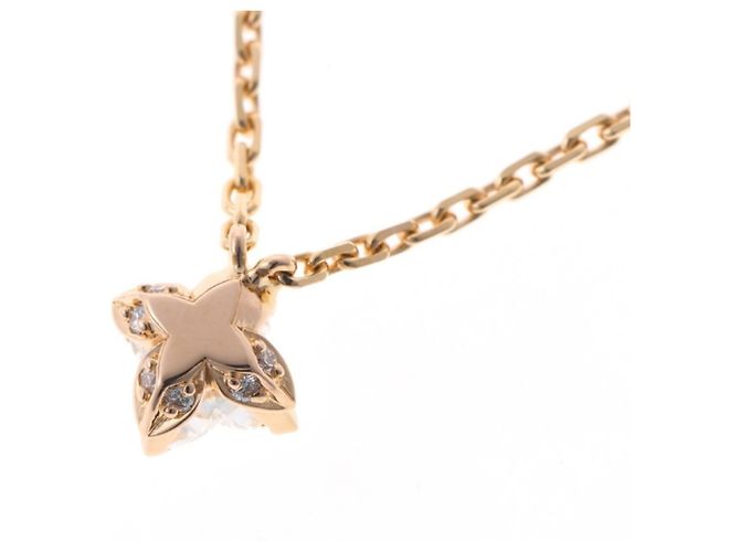 Collana con pendente Louis Vuitton LV Diamond Star D'oro - vista 6