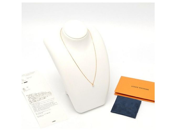 Collana con pendente Louis Vuitton LV Diamond Star D'oro - vista 9