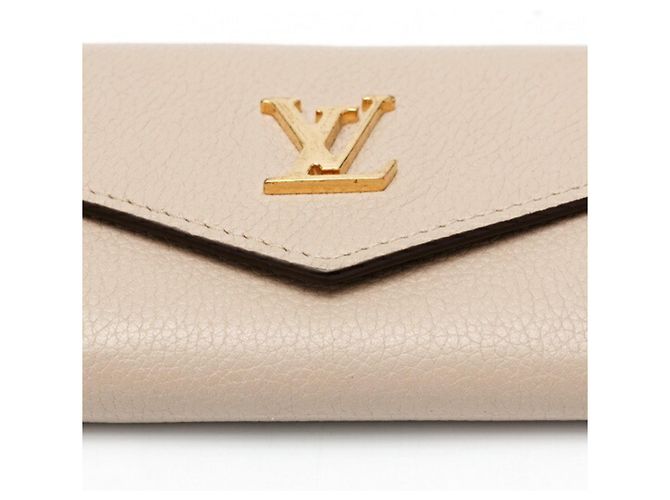 Louis Vuitton Portefeuille Lock Mini Klapperbörse Grau - Ansicht 3