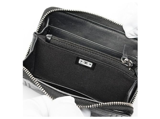 Monedero Chanel Boy con cremallera Negro - vista 6