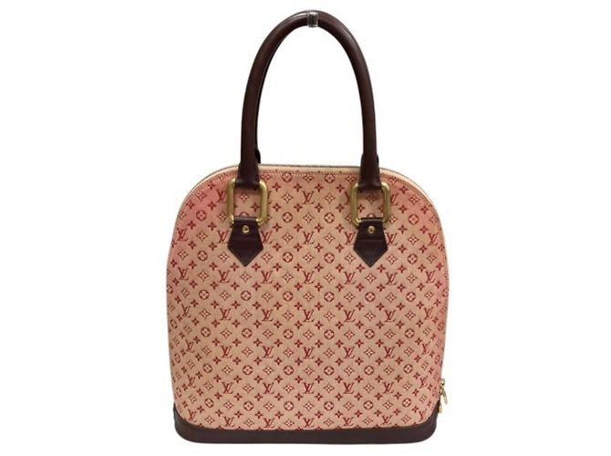 Borsa Louis Vuitton Monogram Mini Alma O M92204 Rosso - vista 2