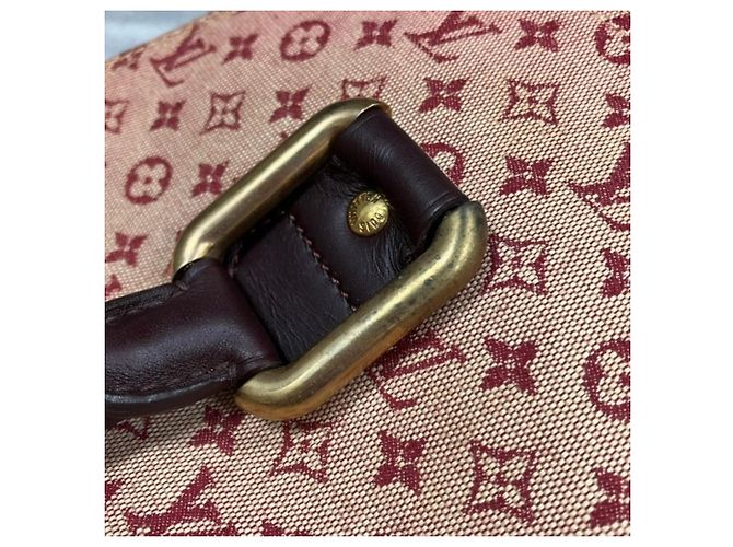 Borsa Louis Vuitton Monogram Mini Alma O M92204 Rosso - vista 7