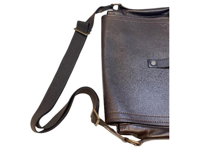Borsa Messenger Louis Vuitton Utah Omaha Marrone Marrone scuro - vista 8