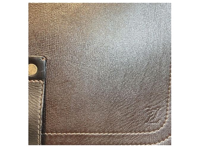 Borsa Messenger Louis Vuitton Utah Omaha Marrone Marrone scuro - vista 9