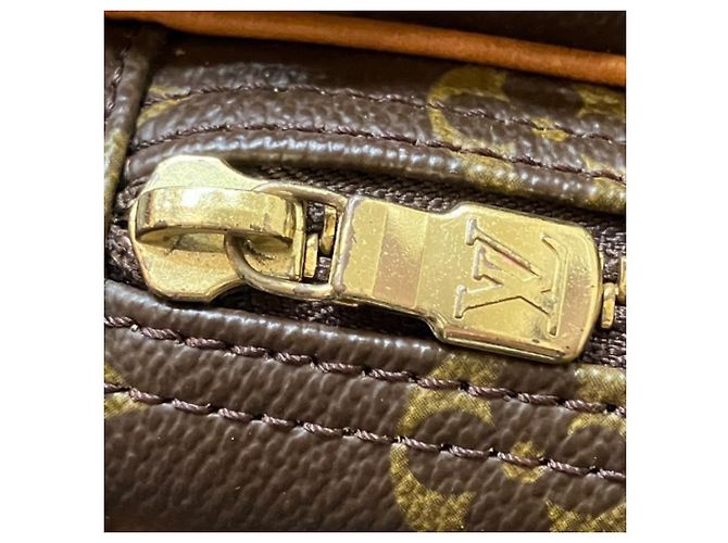 Borsa a Spalla Louis Vuitton Monogram Reporter PM Marrone - vista 8