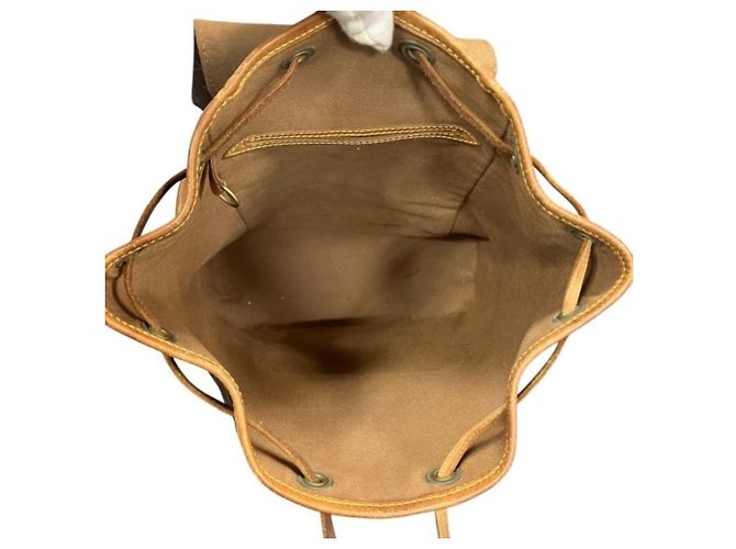 Zaino Louis Vuitton Monogram Montsouris MM Marrone - vista 5