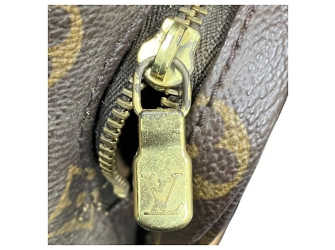 Zaino Louis Vuitton Monogram Montsouris MM Marrone - vista 8