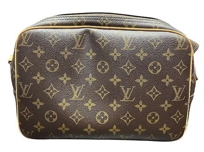 Louis Vuitton Monogram Reporter PM Handtasche Braun - Ansicht 2