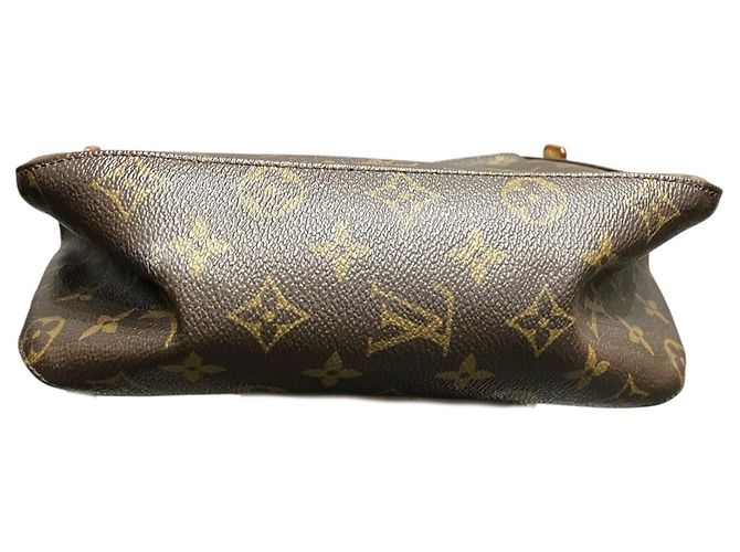 Borsa a Spalla Louis Vuitton Looping MM Marrone - vista 3