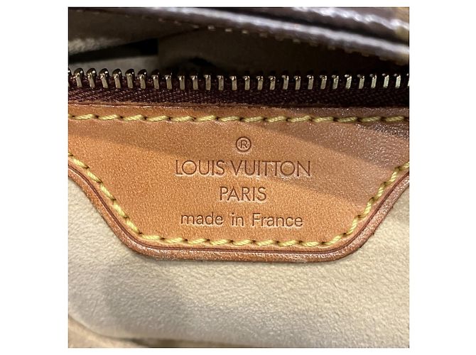 Borsa a Spalla Louis Vuitton Looping MM Marrone - vista 4