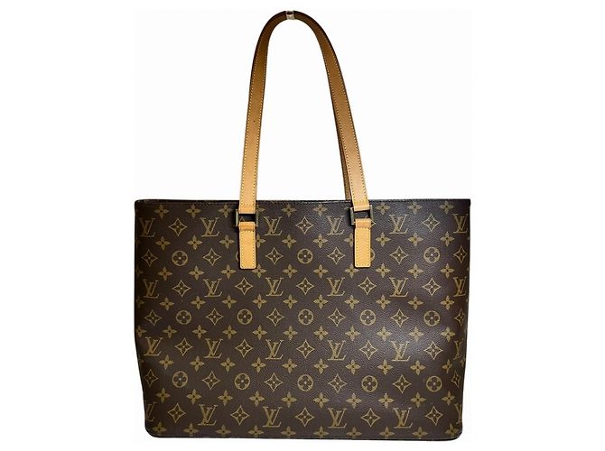 Borsa Tote Louis Vuitton Luco Marrone - vista 2