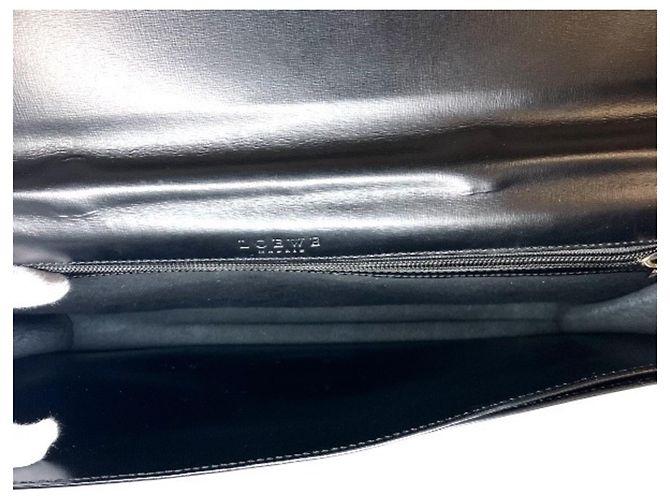 Maletín Loewe Anagram Envelope Negro - vista 9