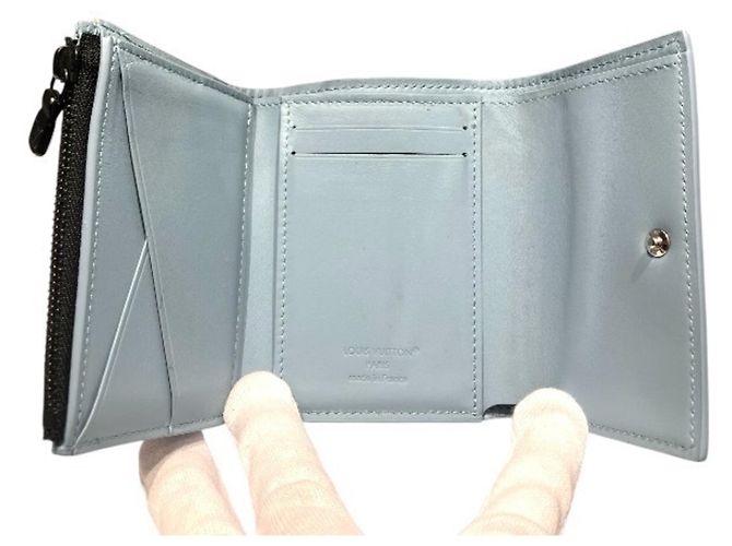Louis Vuitton Victor Wallet Monogram Shadow Blau - Ansicht 3