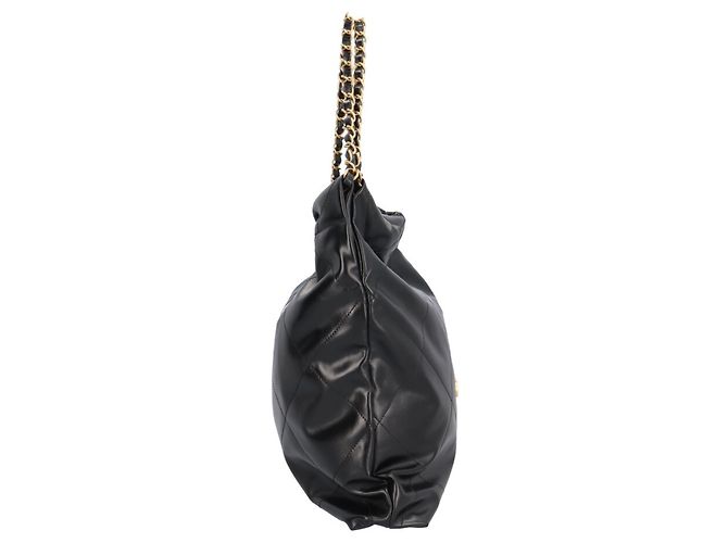 Borsa a Spalla Chanel 22 Small Nero - vista 4