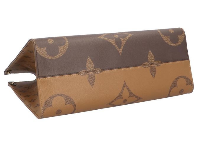 Borsa Tote Louis Vuitton OnTheGo MM Monogram Giant Marrone Multicolore Monogramma - vista 6