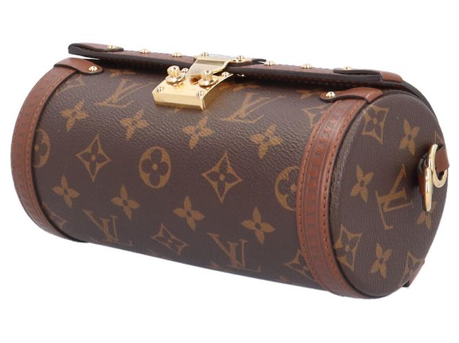 Borsa a tracolla Louis Vuitton Papillon Trunk Monogram Marrone Multicolore Monogramma - vista 6