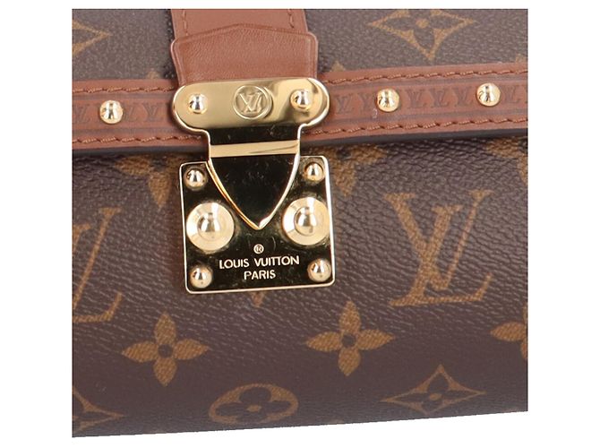 Borsa a tracolla Louis Vuitton Papillon Trunk Monogram Marrone Multicolore Monogramma - vista 8