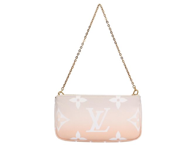 Borsa a tracolla Louis Vuitton Multi Pochette Accessoires Giant Monogram Rosa Multicolore Monogramma - vista 3