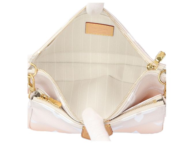 Borsa a tracolla Louis Vuitton Multi Pochette Accessoires Giant Monogram Rosa Multicolore Monogramma - vista 6