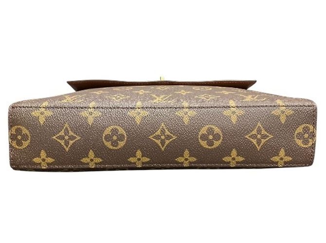 Borsa Louis Vuitton Monogram Malesherbes Marrone - vista 3
