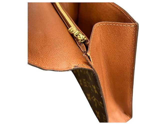 Borsa Louis Vuitton Monogram Malesherbes Marrone - vista 8