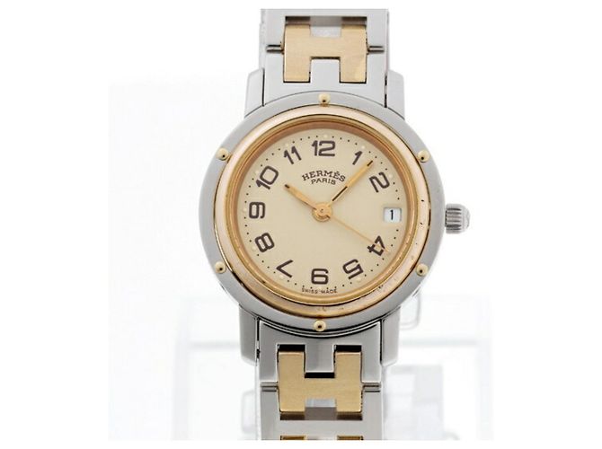 Hermès Reloj de pulsera Hermes Clipper Beige Quartz - vista 3