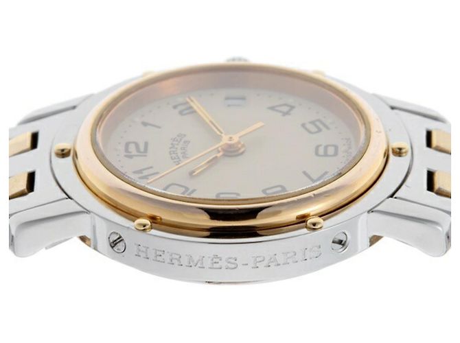 Hermès Reloj de pulsera Hermes Clipper Beige Quartz - vista 6