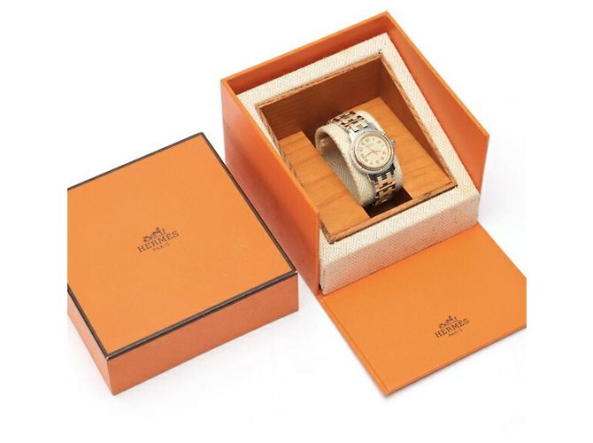 Hermès Reloj de pulsera Hermes Clipper Beige Quartz - vista 8