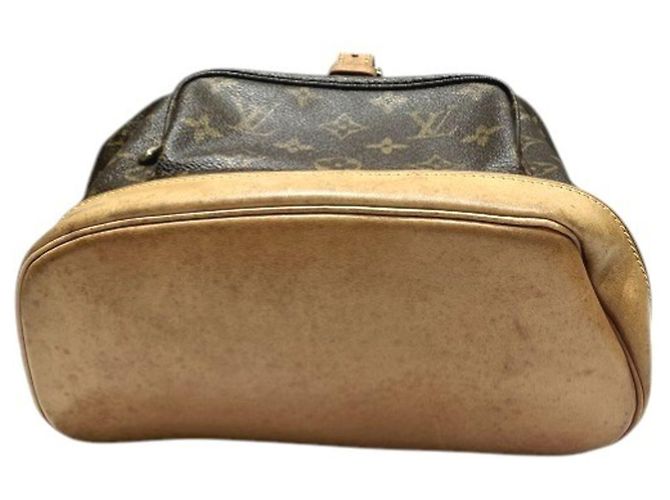 Louis Vuitton Monogram Montsouris MM Rucksack Braun - Ansicht 3