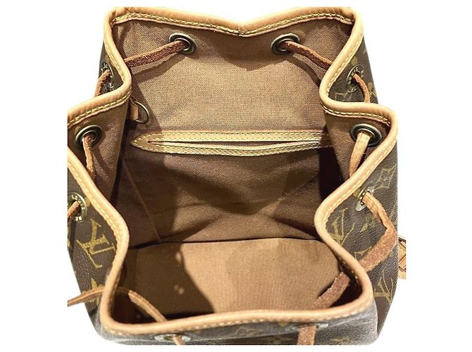 Louis Vuitton Monogram Montsouris MM Rucksack Braun - Ansicht 5