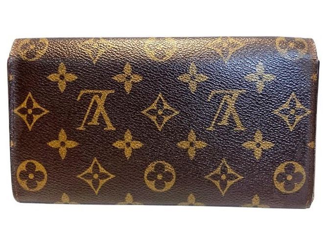 Sarah Cartera larga Louis Vuitton Monogram Castaño - vista 2