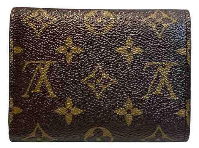 Cartera tríptico Monogram Louis Vuitton Castaño - vista 2