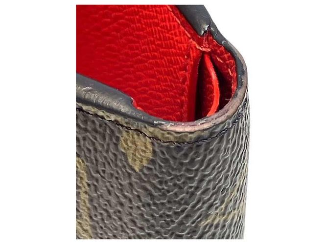 Cartera tríptico Monogram Louis Vuitton Castaño - vista 8