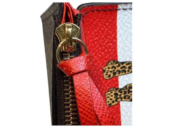 Cartera tríptico Monogram Louis Vuitton Castaño - vista 9