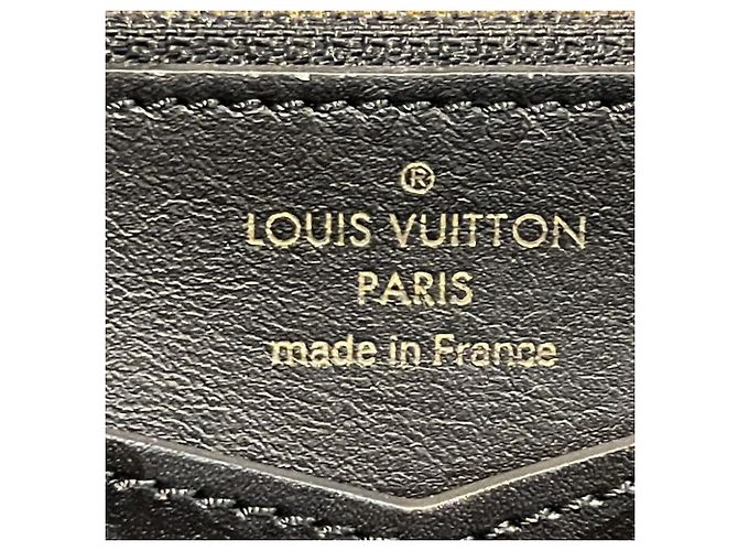 Louis Vuitton Monogram Long Wallet Schwarz - Ansicht 4