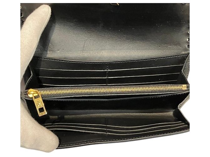 Louis Vuitton Monogram Long Wallet Schwarz - Ansicht 6