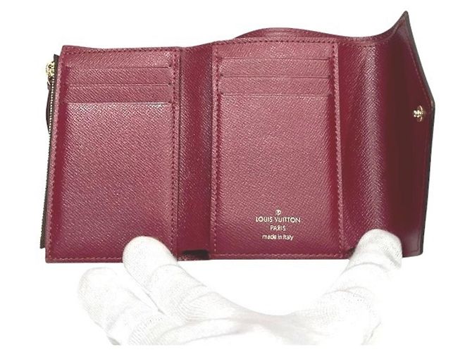 Louis Vuitton Monogram Portefeuille Victorine M41938 Klapperbrieftasche Fuschia - Ansicht 3