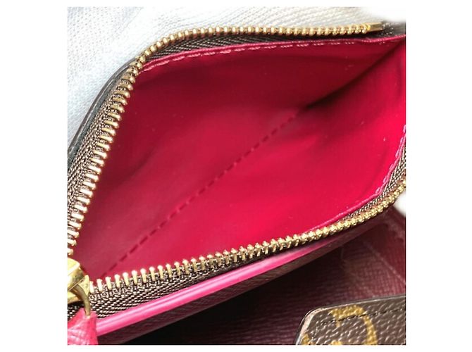Louis Vuitton Monogram Portefeuille Victorine M41938 Klapperbrieftasche Fuschia - Ansicht 5