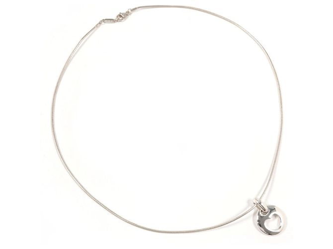 Tiffany & Co Collana Tiffany Pierced Heart Argento - vista 3