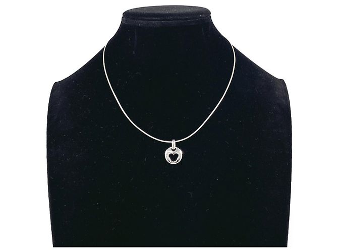 Tiffany & Co Collana Tiffany Pierced Heart Argento - vista 7
