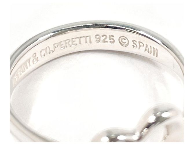 Tiffany & Co. Open Heart Elsa Peretti Ring Silber - Ansicht 4